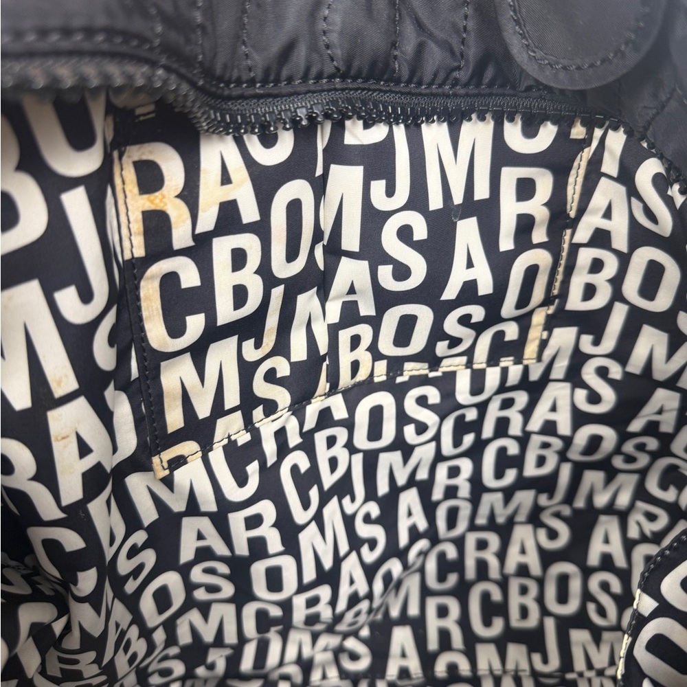 Marc Jacobs Black Quilted travel Tote Bag Overnight bag Crossbody strap - Picture 15 of 15